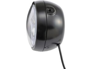 Capsule 120 4 1/2" Headlight Black Powder Coated Projector LED