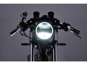 Neo Vintage 5 3/4" Headlight Matte Black Powder Coated Reflector LED - Image 3