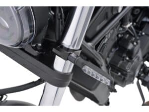 Turn Signal Fork Clamp Set 41mm Fork Mount Black - Image 3
