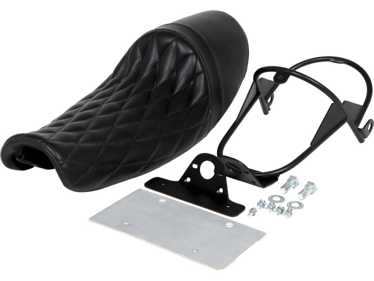 Diagonal cafe diamond seat and taillight bracket kit, 04-06, 10-20 sportster, (except 08-10 xr1200, 10-13 xr1200x) 1 Diagonal cafe diamond seat and taillight bracket kit, 04-06, 10-20 sportster, (except 08-10 xr1200, 10-13 xr1200x)