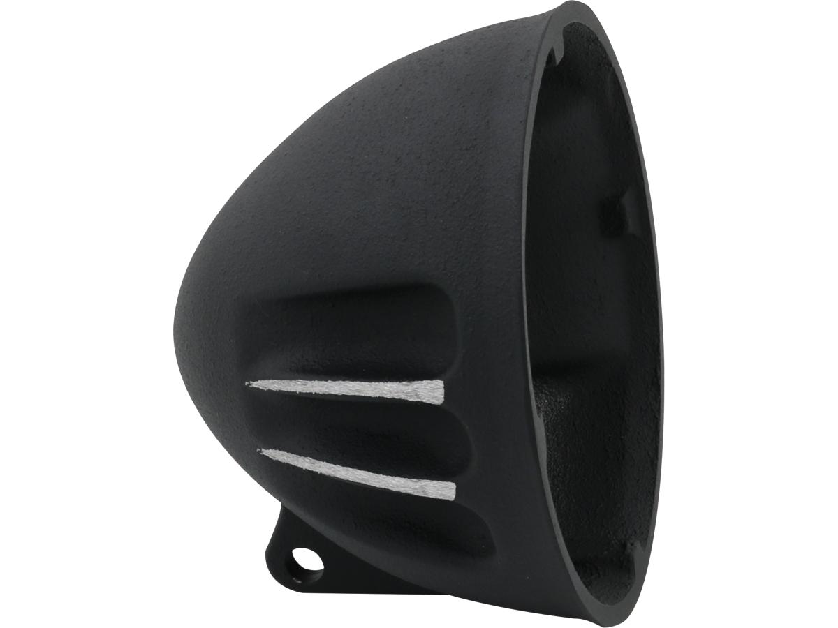Vitamin a 5 3/4" headlight housing black cut anodized 1 Emd