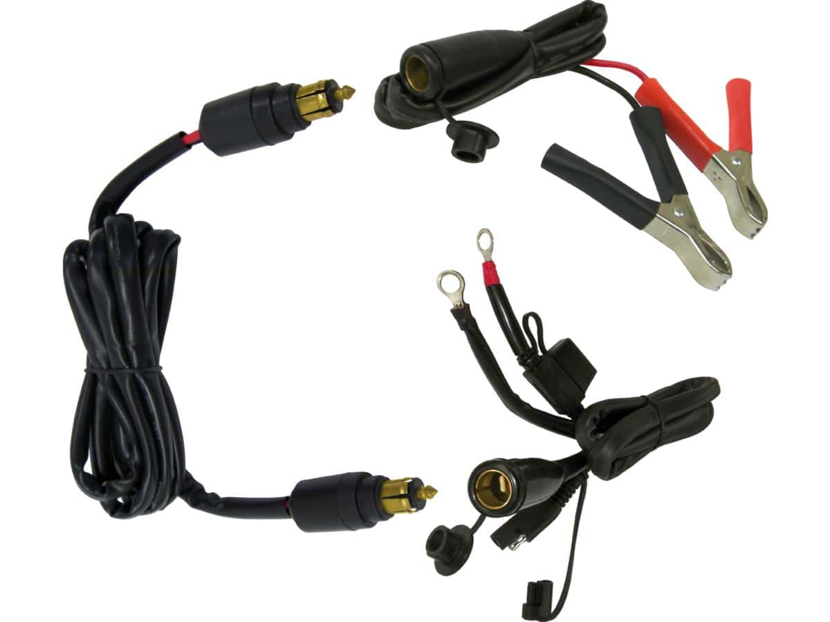 Bike-to-bike plug-in universal battery jumping kit, 1 Eklipes