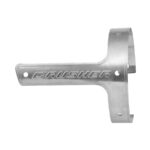 Exhaust Replacement Logo Band Right Silver Satin,