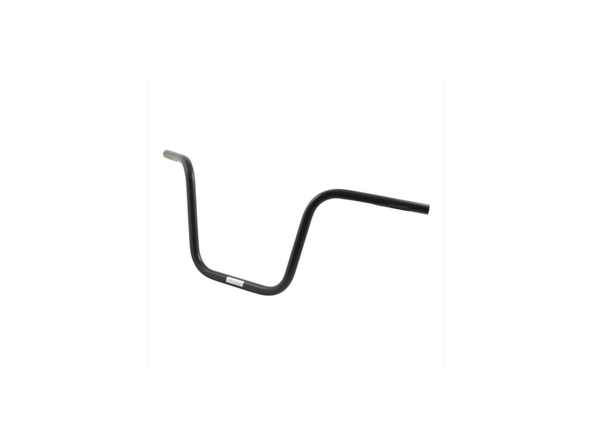 310 ape hanger handlebar dimpled black powder coated 1" throttle cables 1 Fehling