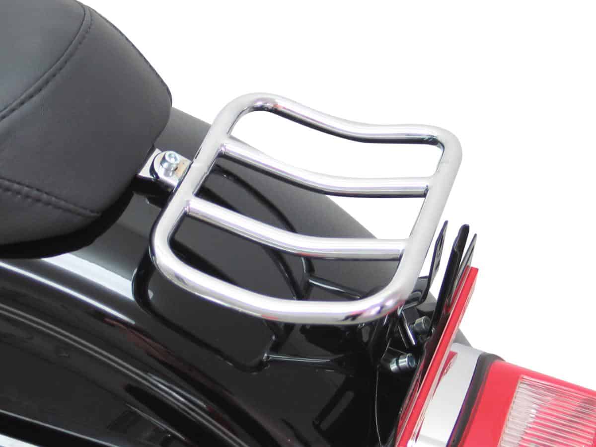 Luggage rack chrome, 06-17 dyna, (except 06 fxdwgi, 07-08, 10-12, 14-16 fxdwg, 08-12, 14-16 fxdf, 09 fxdfse, 10 fxdfse2, 13 fxdf103, 13 fxdwg103) 1 Fehling