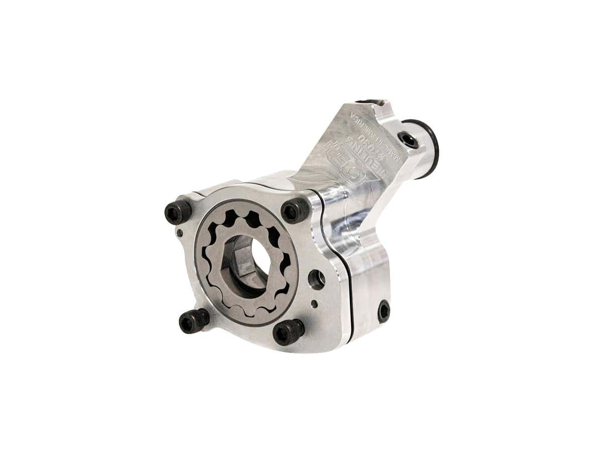 Oe+ stock replacement oil pump for late twin cam models, 06-17 dyna, 07-17 softail, 07-16 touring, 09-16 trike 1 Feuling