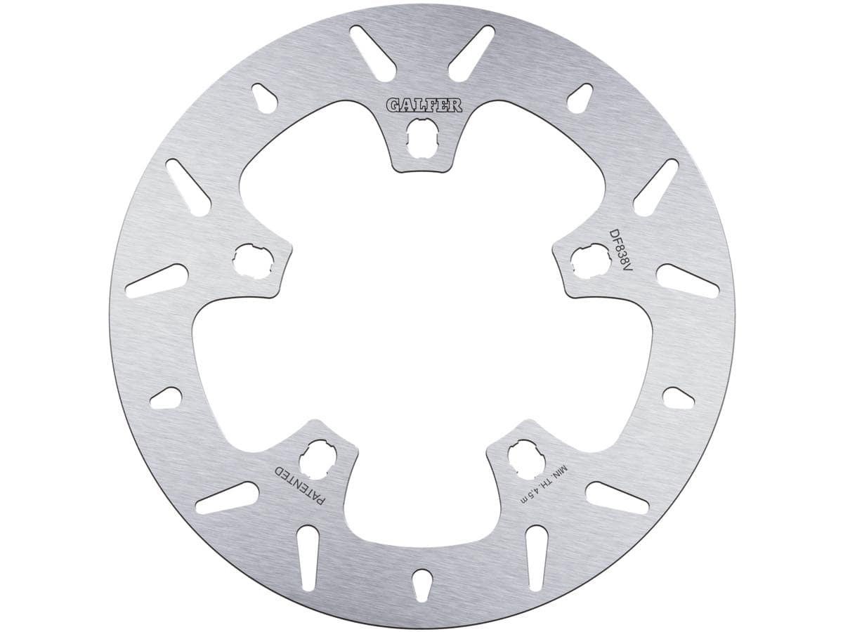 Disc round df v brake rotor 5-hole stainless steel 11,8" front, 14-24 touring, (except 23-24 flhxse, 23-24 fltrxse, 24 flhx, 24 fltrx, 24 fltrxstse) 1 Galfer
