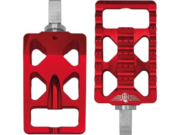 MX V1 Foot Pegs Red Anodized