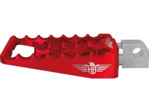 MX V1 Foot Pegs Red Anodized - Image 3