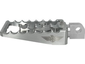 MX V1 Foot Pegs Silver Anodized - Image 3