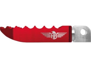 MX V2 Foot Pegs Red Anodized - Image 3