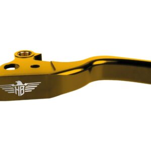 Performance 3-Finger Brake-and Clutch Lever Set Gold Anodized Cable Clutch