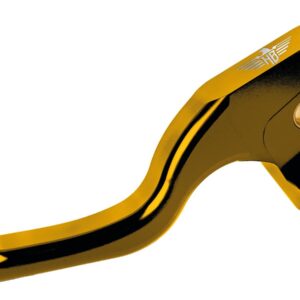 Performance 3-Finger Brake-and Clutch Lever Set Gold Anodized Cable Clutch