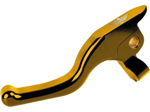 Performance 3-Finger Brake-and Clutch Lever Set Gold Anodized Cable Clutch