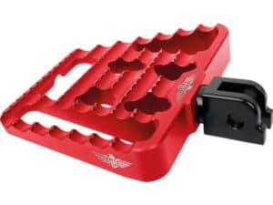 V1 Performance Mini Floorboards Red Anodized - Image 3