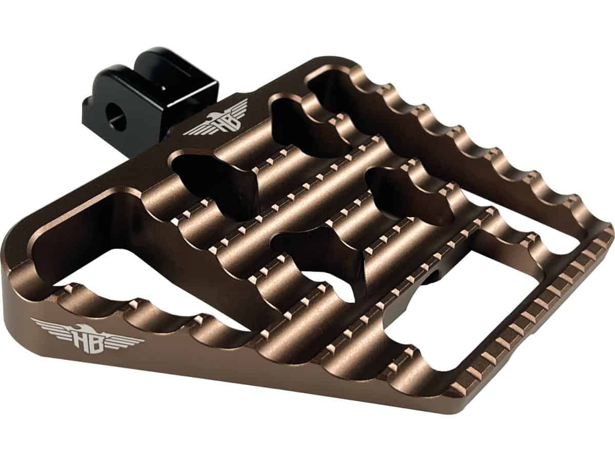 V1 performance passenger mini floorboards bronze anodized 1 Heinzbikes