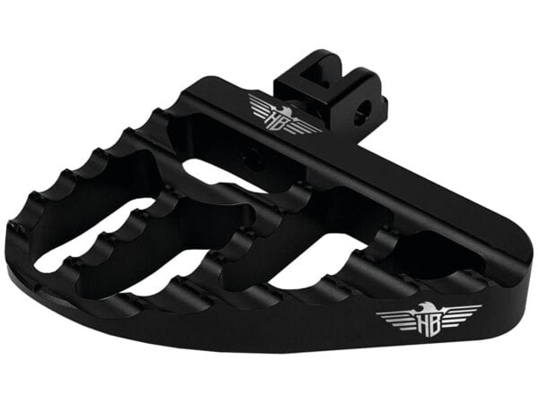 V2 Performance Passenger Mini Floorboards Black Satin Anodized