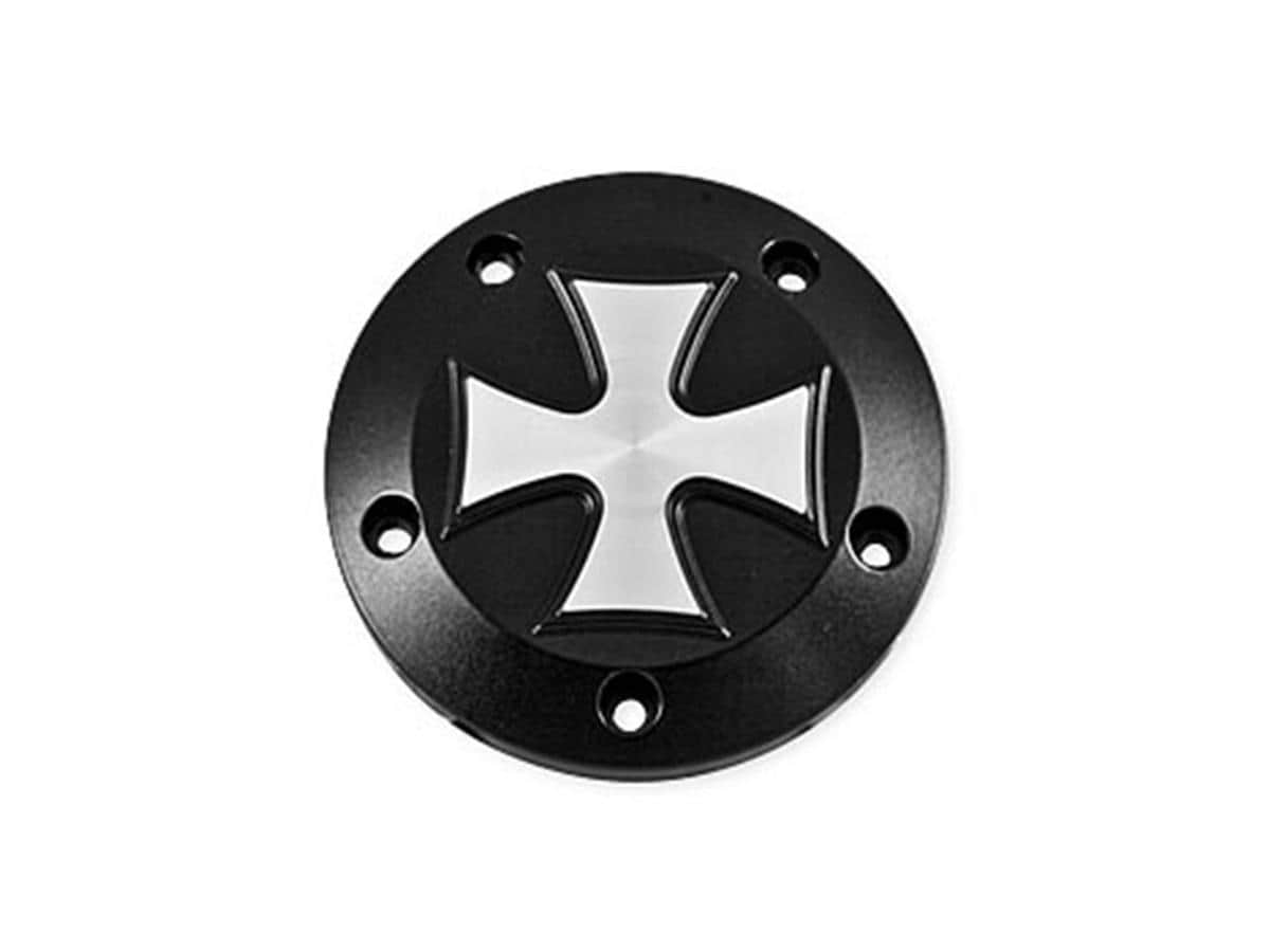 Point cover iron cross, 5-hole black satin 1 Hells kitchen choppers