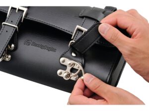 Leather Tool Bag DHS-8 (2 Liter) Black, - Image 3