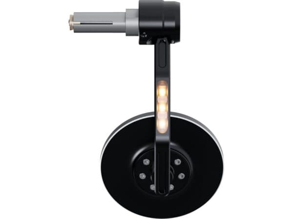 Conero Bar End Mirror with LED turn Signal Black Anodized