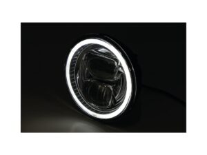 Frame-R2 Type 7 LED 5 3/4" Headlight Bottom Mounted Black LED