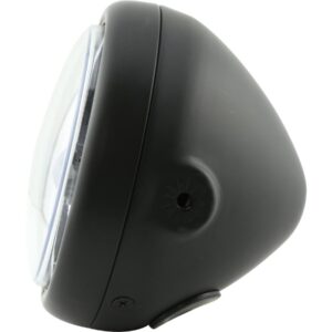 Pecos Type 5 5 3/4" Headlight Black Powder Coated LED