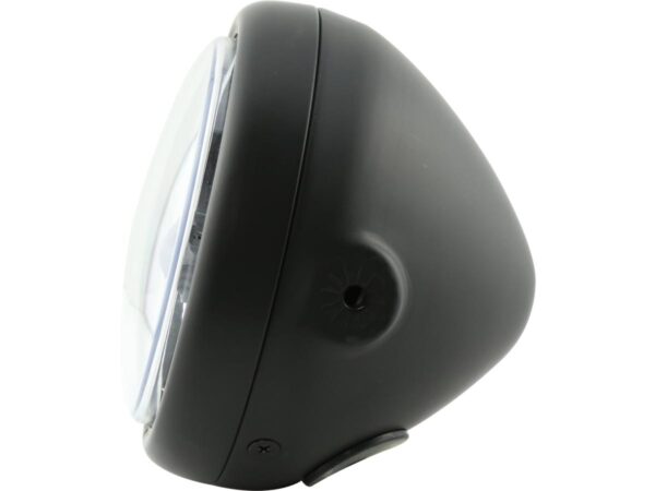 Pecos Type 5 5 3/4" Headlight Black Powder Coated LED