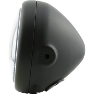 Pecos Type 7 5 3/4" Headlight Black Powder Coated LED