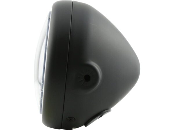 Pecos Type 7 5 3/4" Headlight Black Powder Coated LED