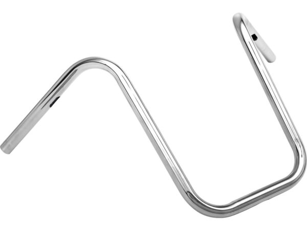 Narrow Ape 40 Handlebar Non-Dimpled 3-Hole Chrome 1" Throttle Cables
