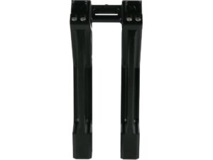 10" Universal Fastback Risers Black Anodized 1"