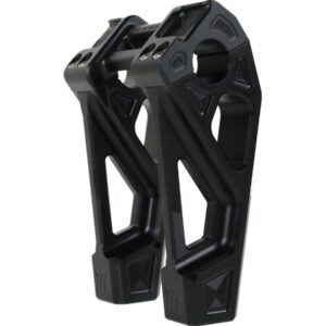 6" Universal Fastback Risers Black Anodized 1"