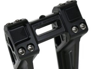 8" Universal Fastback Risers Black Anodized 1"