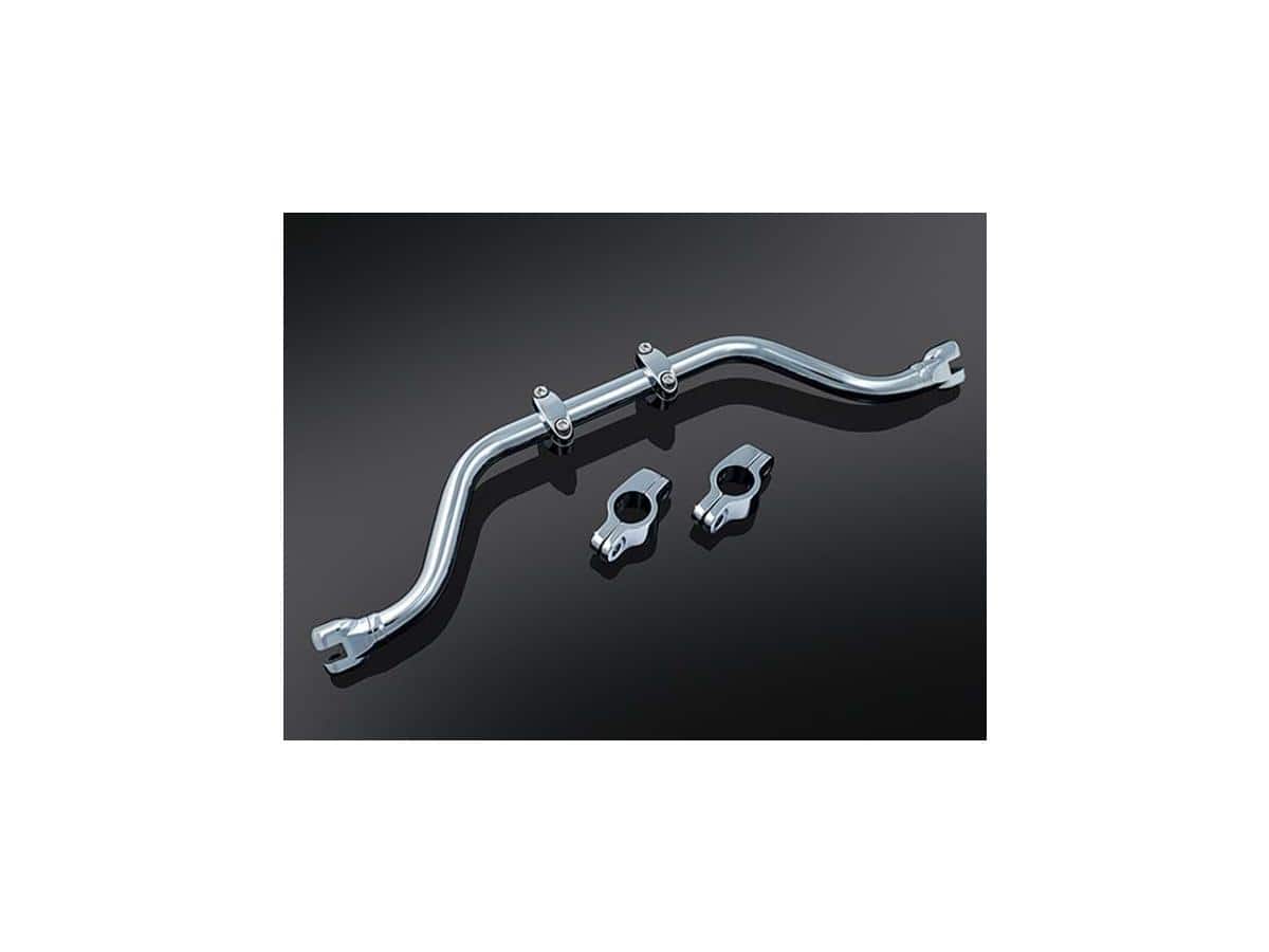 Adjustable mustache bar chrome, 86-17 softail 1 Kuryakyn