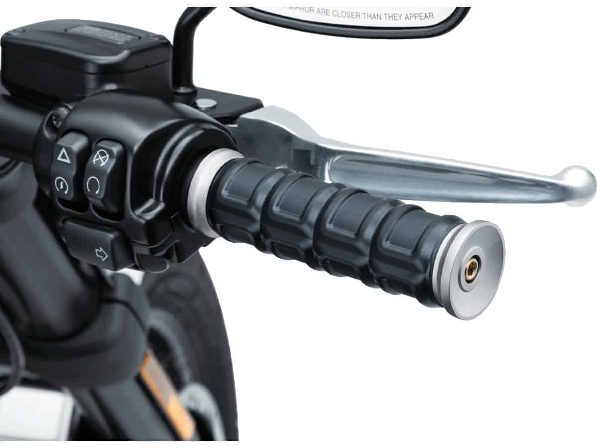 Dillinger grips silver 1" throttle cables 1 Kuryakyn