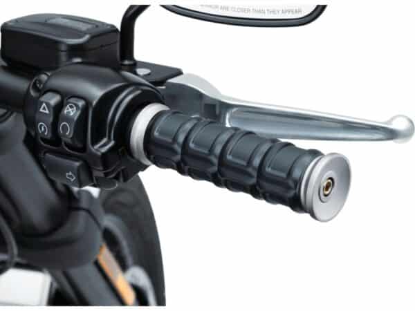 Dillinger Open Ends Grips Silver 7/8" Throttle By Wire Throttle Cables