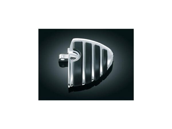 ISO-Wing Mini Floorboards with Male Mount Adapters Chrome