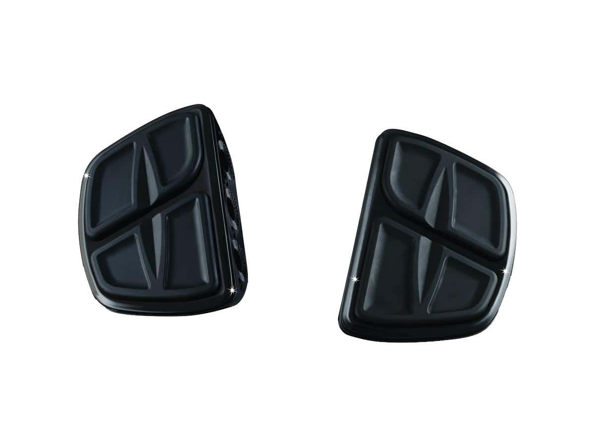 Kinetic mini floorboards without adapters black, gloss 1 Kuryakyn