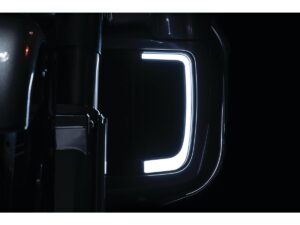 LED Tracer Fairing Lower Grills Black Satin White LED - Image 3