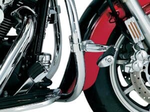 Longhorn Offset Highway Pegs with 1 1/4" Magnum Quick Clamp Dually Pegs Chrome - Image 3