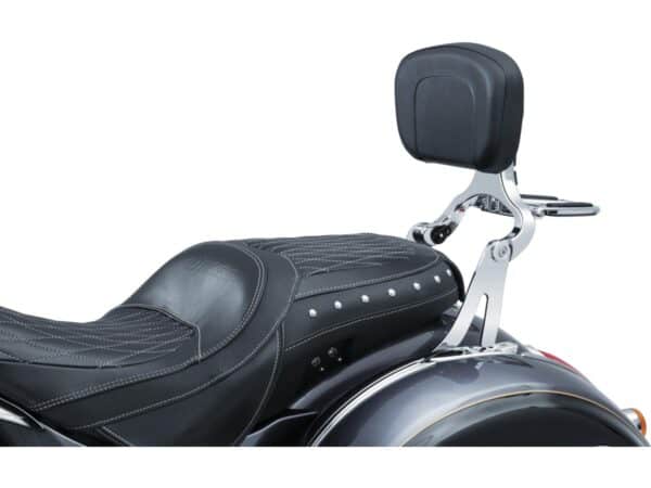 Multi Purpose Solid Backrest Mounts Chrome