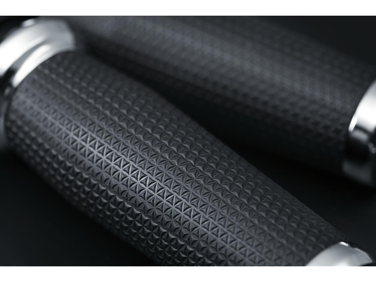 Thresher grips chrome 1" throttle cables Thresher grips chrome 1" throttle cables