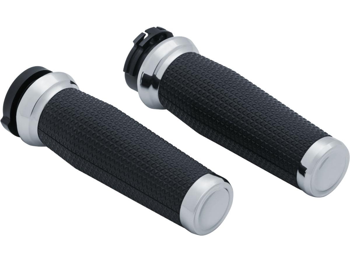 Kuryakyn-thresher-grips-chrome-1-throttle-cables-2 Kuryakyn thresher grips chrome 1 throttle cables 2