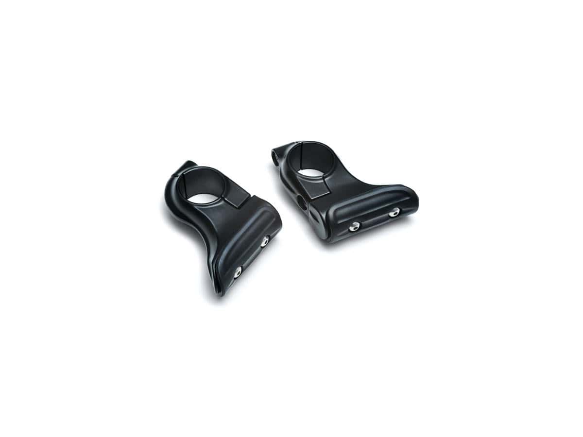 Toe rest cruise peg black, satin 1 Kuryakyn