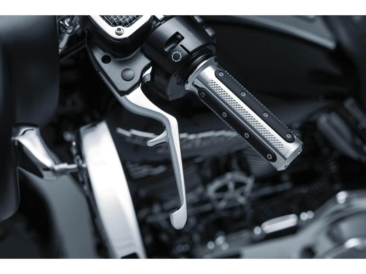 Trigger hand control levers chrome hydraulic clutch, 17-20 touring, 17-20 trike 1 Kuryakyn