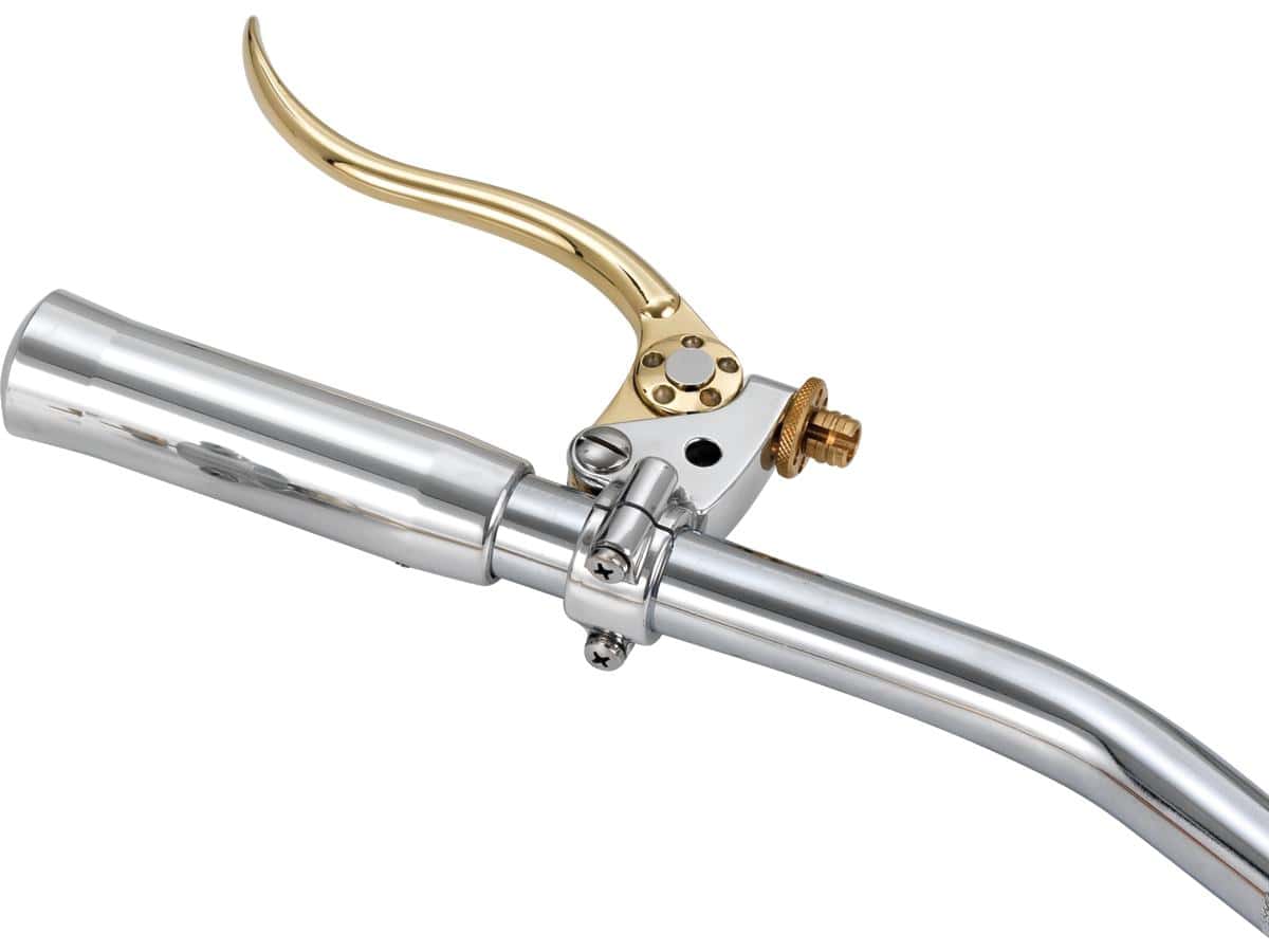 Deluxe clutch cable perch assembly brass polished lever aluminium polished 1" cable clutch 1 Kustom tech