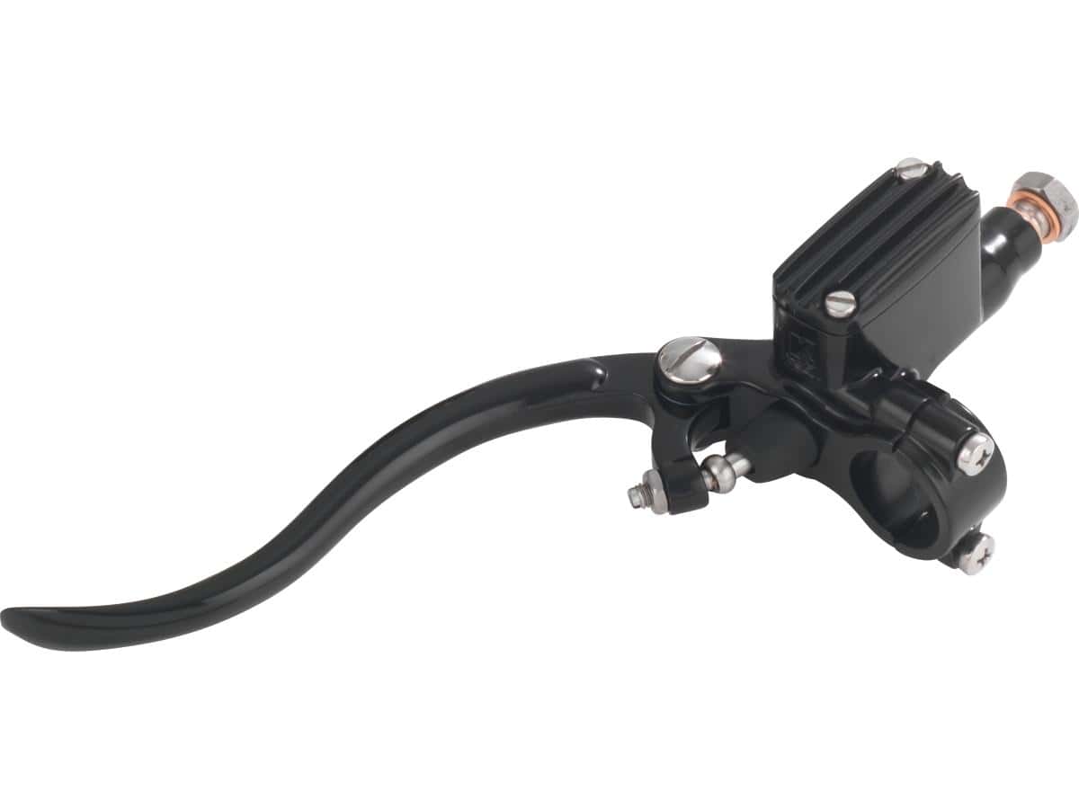 Deluxe clutch master cylinder kit black lever and master cylinder cover black 14 mm 1" hydraulic clutch 1 Kustom tech