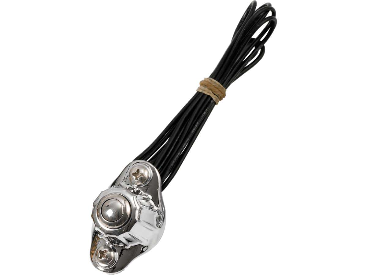 Deluxe switch housing single button chrome, 1 Kustom tech