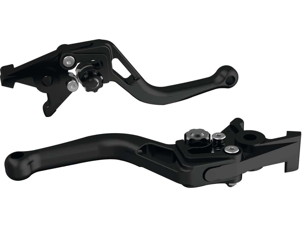 Bow, short lever black adjuster black satin clutch side, 15-16 indian scout 1 Lsl