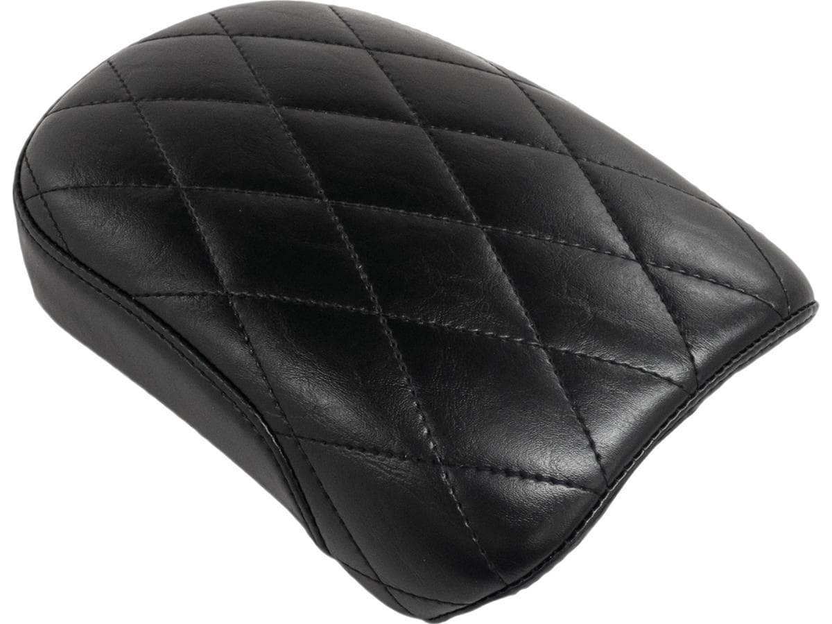 Bare bones pillion pad diamond stitch black vinyl, 91-95 dyna, (except 93-95 fxdwg) 1 Le pera